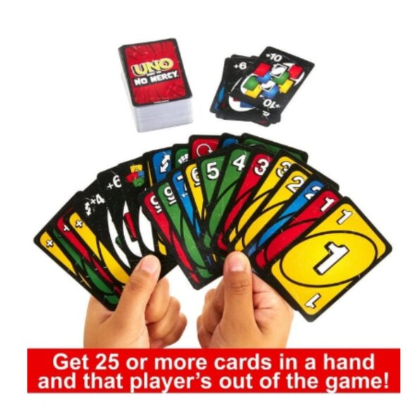UNO SHOW'EM NO MERCY Card Game- 2 pack - Picture 7 of 9